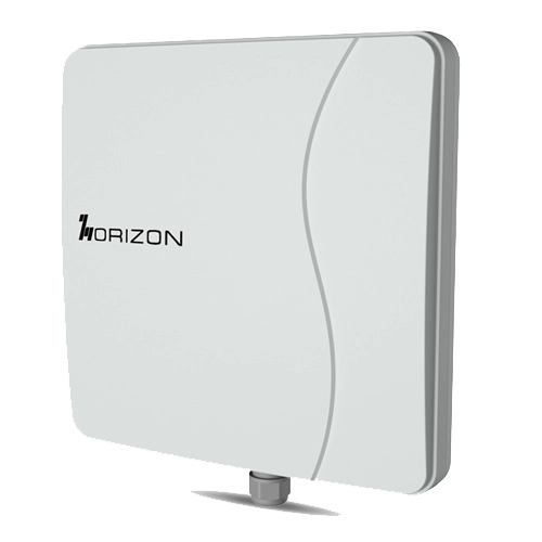 Horizon Powered's 2100F12 CBRS Outdoor CPE Front View