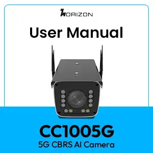 Horizon Powered 5G CBRS Camera CC1005G User Manual