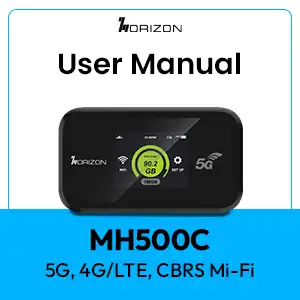 Horizon Powered 5G CBRS MiFi Device MH500C User Manual